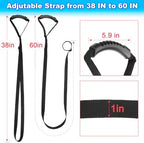 2 Pcs Kayak Stand Up Assist Strap Canoe Drag Strap with Handle, Adjustable Pull Up Rope Kayak Boat Standing Aid Dragging Accessories
