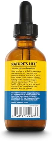 Nature's Life Vitamin K2 (MK7) Drops, 2 oz