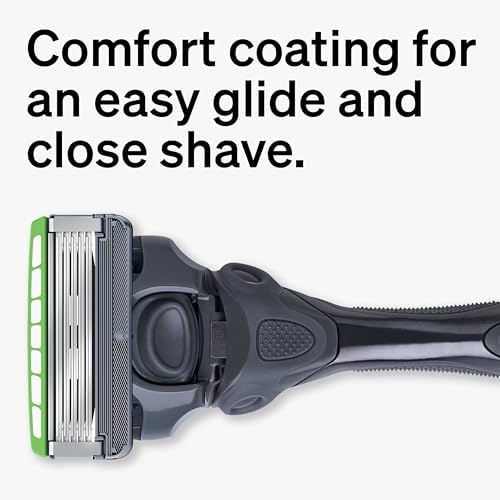 Schick Hydro Sensitive Razors for Men | 5-Blade Mens Razors for Shaving, 1 Mens Razor Handle with 17 Razor Blades Refills