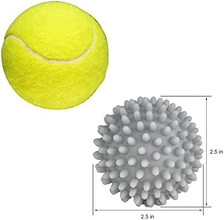 Dryer Balls 4 Pack - Non-Toxic Reusable Dryer Balls (Gray)