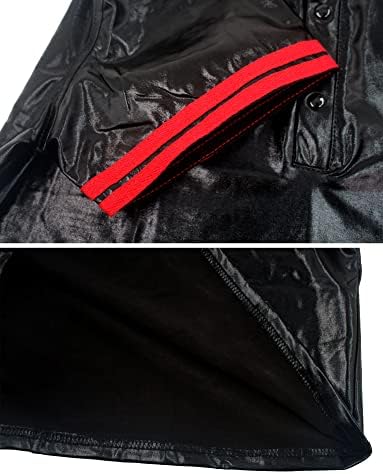 Panegy Men's Black Leather Tshirt Short Sleeve PVC Tunic & Sleeveless Tank Top M-XXL
