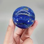 Natural Lapis Lazuli Ball Polished Chakra Stone Crystal Sphere for Reiki Crystal Healing Wiccan Gifts,Diameter 25mm