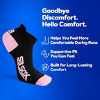 SB SOX 2-Pair Compression Socks for Men and Women (15-20mmHg) – Low Cut Running Athletic Socks for All-Day Wear