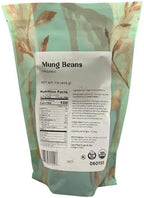 Organic Mung Beans - Whole Green Mung Beans for Sprouting & Cooking - Stir-Fries Soups Dal - Non-GMO Vegan (25 LB)