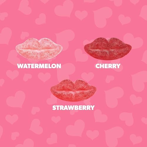 Jelly Belly Valentine Sour Pucker Lips 2.8 oz Grab & Go® Bag