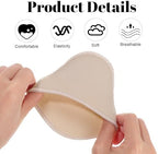 Ballet Toe Pads, Gel Toe Protectors, Silicone Toes Pads Caps Covers for Ballet Pointe Shoes High Heels Pain Relief, Reusable Toes Sleeves for Women Men