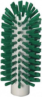 Vikan 5380-63-2 Stiff Tube Brush, Polyester, 2-19/32" x 6" OAL, Green