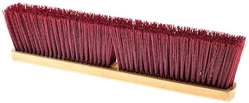PRO SOURCE Heavy Duty Rough-Surface Push Broom Head with Threaded Block: 18" Wide