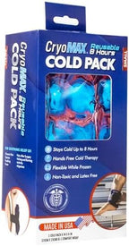 CryoMAX Cold Pack, Reusable, 8 Hour Cold Therapy Ice Pack, Small, 6"x 6" (Pack of 2)