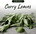 Diyon's whole dried Curry leaves 0.3oz (10g) 100% Natural, Pure and Air Dried Curry Leaves From Sri Lanka, Packed in a Kraft Stand up Resealable Pouch.