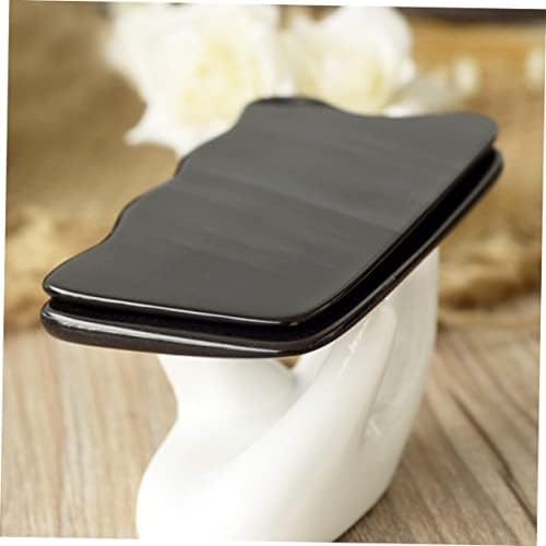 1pc Natural Horn Gua Board for Scraping Massage Multi-Functional Tool for Face Neck and Back Smooth Design for Safe and Comfortable Use