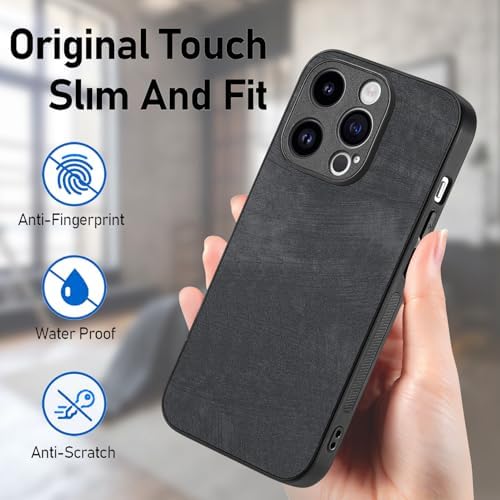 Compatible with Oppo A76 4G Case,Compatible with Oppo A76 4G CPH2375 (PU+TPU) Lens Protection Phone Cover Black