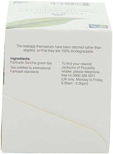 Jacksons Fairtrade Pure Chinese Sencha Green Tea (20)