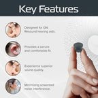 Hearing Aid Domes, Power Domes for Hearing Aids, 10Pcs Resound Hearing Aid Domes (Medium)