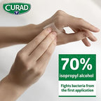CURAD Alcohol Prep Pads (Pack of 4 Boxes) | 400 Pieces of Medium Isopropyl Wipes Individually Wrapped | First Aid Swabs for Cuts & Scrapes | Medical Pads for General Cleansing