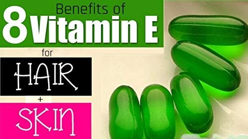 Evion Vitamin E Capsule for Face, Hair, Pimple, Glowing Skin, Dark Circles, Skin Whitening & Hair Care Evion 400mg Capsules for face and Hair (50)