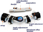 Hinged Elbow Brace ROM Support,Adjustable Elbow Splint Immobilizer, Stabilizer Splint Arm Injury Recovery Support,Shoulder Sling Stabilizer,Recovery Support After Surgery