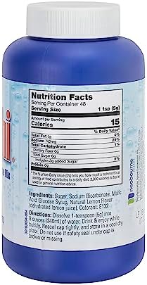Brioschi Italian Lemon Flavored Effervescent Heartburn, Upset Stomach, Acid Indigestion, 8.5 oz bottle