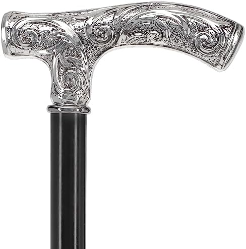 Italian Luxury Silver 925R Walking Sticks and Canes Collection: Elegant Designs with Fritz Handles, Animal Motifs, Crystals, and Unique Embellishments