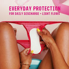 Flo - Daily Liners (44 Pack) - Organic Bamboo Panty Liners for Women - Very Light Flow - Wrapped, Ultra-Thin - Absorbent, Soft & Breathable - Fragrance Free - Vegan & Cruelty Free