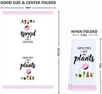 LXOMILL Funny Kitchen Towels, Plant Lover Gifts for Women Gardener, Plant Lady Mom Gifts, Housewarming, Friend Birthday Gift, Succulent Cactus Plant Gifts