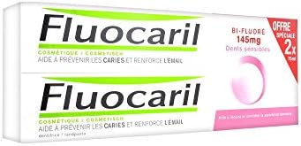 Fluocaril Toothpaste for Sensitive Teeth - Tooth Decay - Strong Enamel 2 Pack