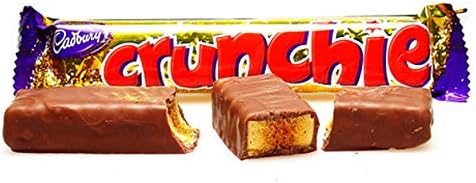 Cadbury Crunchie Bars | Total 18 bars of British Chocolate Candy - Cadbury Crunchie