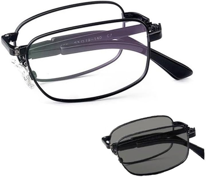 Folding Reading Glasses Photochromic Sunglasses Progressive Multifocus Readers For Men Women Presbyopic Lightweight