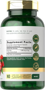 Carlyle Rose Hips | 1500mg | 240 Quick Release Capsules | Non-GMO and Gluten Free Herbal Supplement