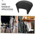 FOMIYES Wheelchair Mudguards 2pcs Side Guards for Sports Wheelchairs - Lightweight, Easy to Install - for Outdoor & Indoor Use - Ideal for Athletes & Active Users (Black Pair)