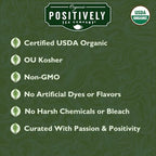 Organic Positively Tea Company, Strawberries and Cream Green Tea Bags, 20 Count