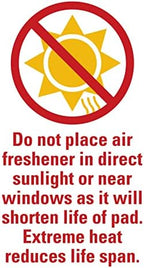 Individually Wrapped Professional Car Air Freshener Pads (45 Per Pack) (Fresh N Clean)