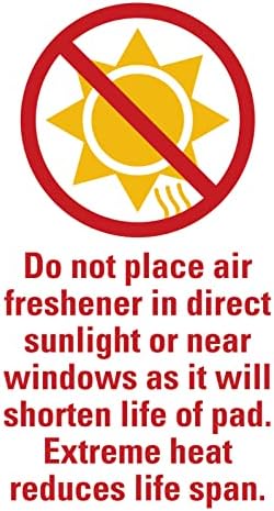 Individually Wrapped Professional Car Air Freshener Pads (45 Per Pack) (Fresh N Clean)