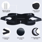 Knee Brace for Knee Pain, Meniscus Tear, ACL, Adjustable Knee Support with Side Spring Stabilizers for Meniscus Tear, Arthritis, Patella Stability, Knee Pain Relief, Women and Men, Large