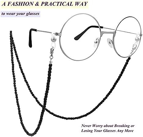 KAI Top Eyeglass Chain Sunglasses Chain Fashion Glass Bead Mask Lanyard Chain Face Mask Chain for Women Men