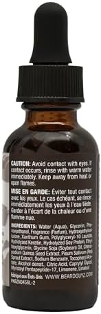 Beard Guyz Beard Serum – Lightweight Beard Conditioner & Facial Hair Serum with Quinoa Seed & Vitamin E – Hydrating & Nourishing Beard Oil Alternative, 1 oz