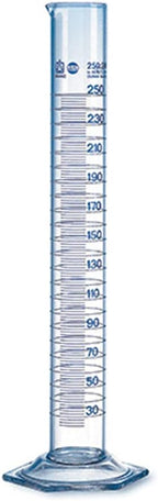 BRANDTECH SCIENTIFIC 32808 Tall Graduated Cylinder with 0.2 mL Increments, USP BBR A, 10 mL Capacity (Pack of 2)