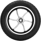 Electric Wheelchair Wheels Replacement, 10in Wheelchair Wheels Replacement, Low Noise Walker Caster Tire with Bearings and Hand Wheel for Rollator Trolley
