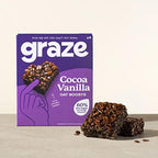 Graze Protein Bites Cocoa Vanilla Oat Squares, 30 g