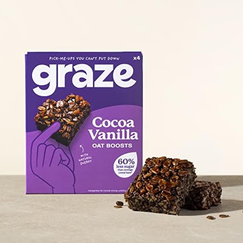 Graze Protein Bites Cocoa Vanilla Oat Squares, 30 g