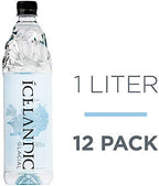 Icelandic Glacial Natural Spring Alkaline Water, 33.81 Fl Oz (Pack of 12), 405.6 Fl Oz