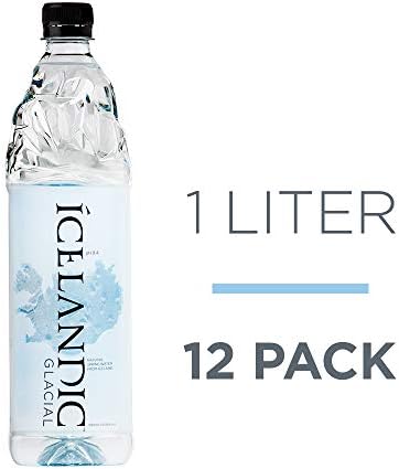 Icelandic Glacial Natural Spring Alkaline Water, 33.81 Fl Oz (Pack of 12), 405.6 Fl Oz