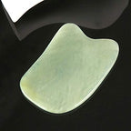 Jade Gua Sha Scraping Massage Tool, Premium Nepherite Jade Stone, Hand Made Great Guasha Tool for ASTYM,Myofascial Release | Helps Reduce Muscles Soreness, Pain Relief | Smooth Thin Edge