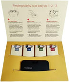 ThinOptics Find Your Strength Clarity Kit Rectangular Reading Glasses, Black, 44.45 mm + 2.5