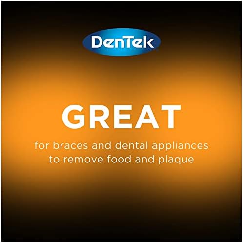 DenTek Slim Brush Advanced Clean,Interdental Brushes for Cleaning Between Tight Teeth,Safe for Braces & Dental Work,32 Count (Pack of 2)