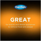 DenTek Slim Brush Advanced Clean,Interdental Brushes for Cleaning Between Tight Teeth,Safe for Braces & Dental Work,32 Count (Pack of 2)