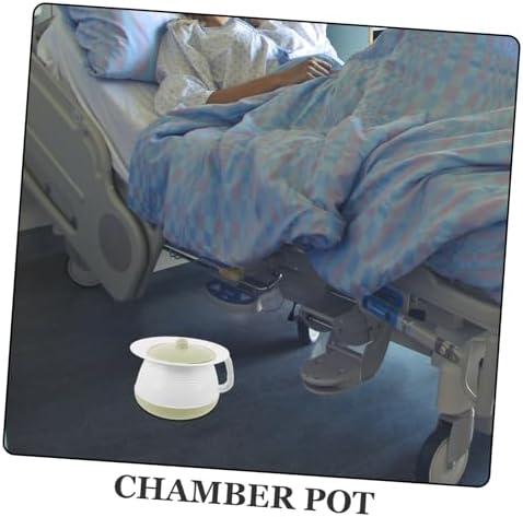 Portable Chamber Pot Lid for Elderly and Boy Girl Practical Night Urine Pot Smooth Edges Easy to Clean Spittoon for Bedroom and Household Use