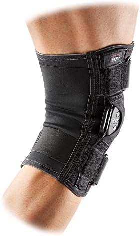 McDavid Knee Brace, Maximum Support with Polycentric Hinges & Cross Straps, Comfortable Compression & Extra Stability