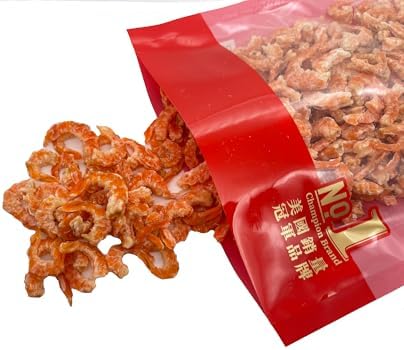 Sweet Post Dried Louisiana Shrimp 5oz - Approx. 230 Pieces, Wild-Caught Shrimp, Rich in Protein & Calcium, Dehydrated Shrimp for Snacks, Seafood Salad, Ramen Toppings, Seafood Soups, Non-GMO, MSG-Free