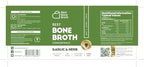 Grass-Fed Beef Bone Broth Concentrate with Garlic Herb | Help Improve Joints, Skin, & Gut | Liquid Collagen Amino Acids | Keto, High Protein, Gluten Free | 35 Servings / 2.25 Gallons | Australian Beef